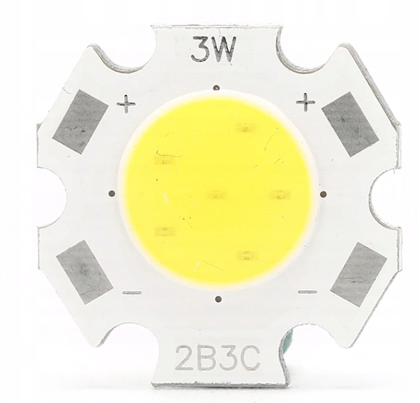 

Moduł Cob 3W Led 300mA ciepła biała 310lm