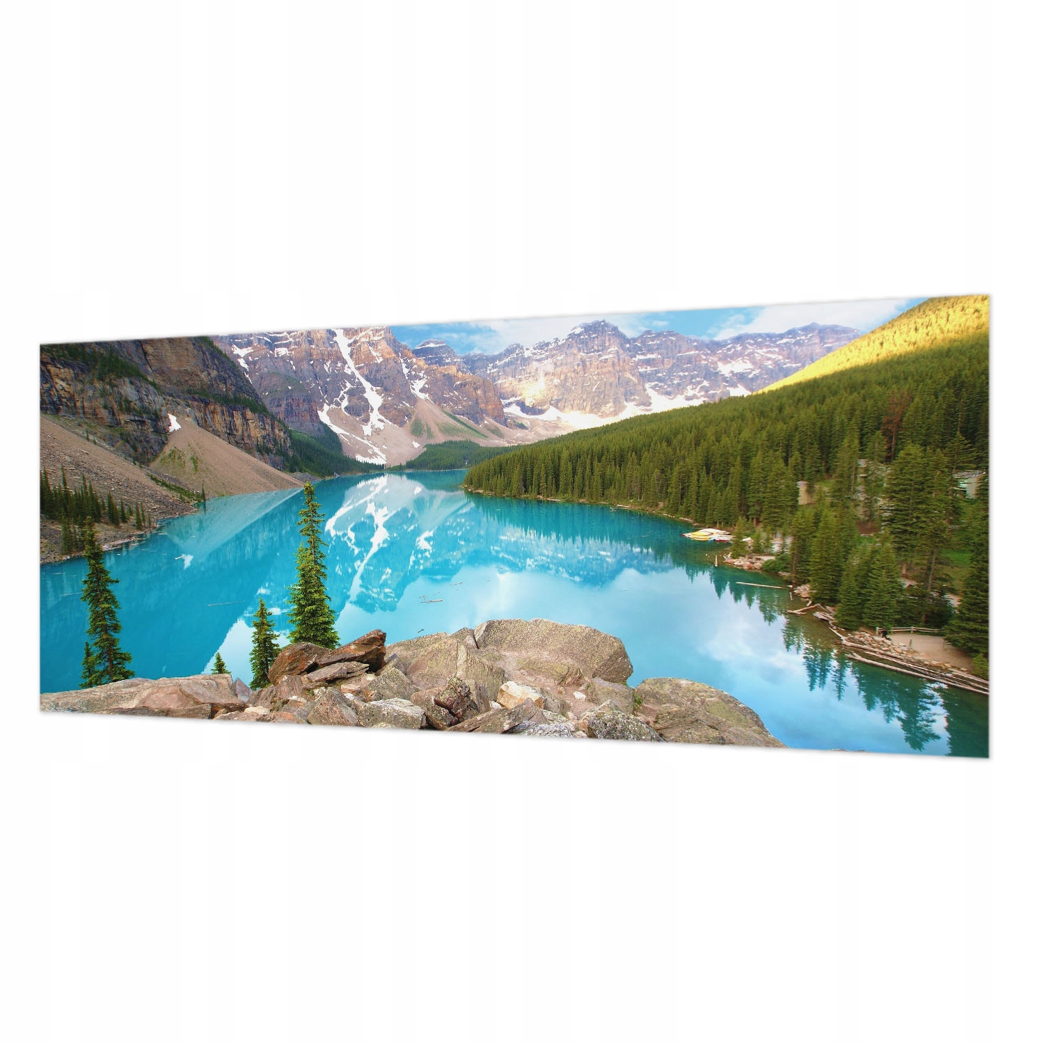 Designová fototapeta na zeď Flizelinové modré jezero 250 x 104 cm