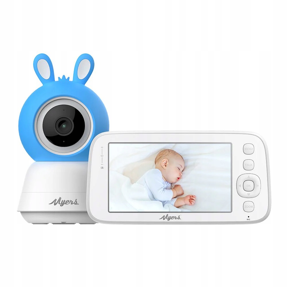 Niania Elektroniczna WiFi Monitor 5" Full Hd 1080p Ptz 350°