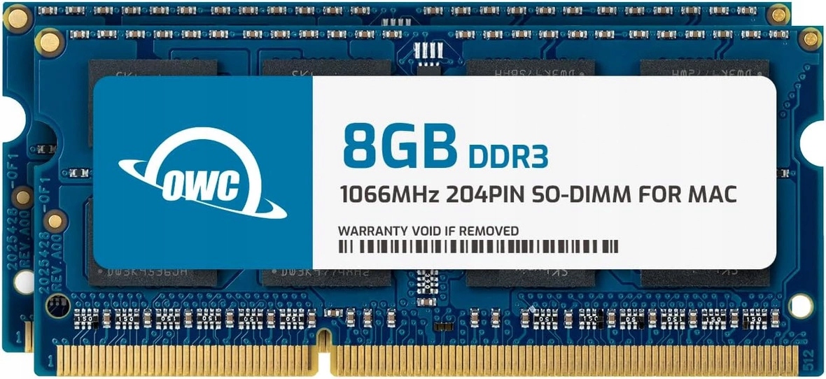 paměť Ram Sodimm Owc DDR3 16GB 1066 MHz CL7 (OWC8566DDR3S16P)