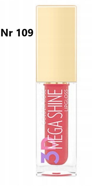 Golden Rose Błyszczyk do ust 3D Mega Shine 109