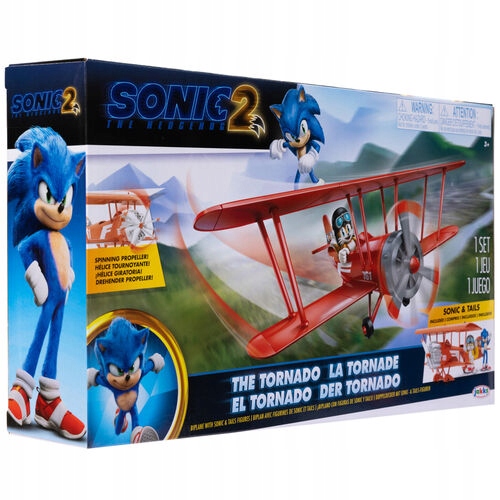 

Sonic 2 Film Tails Figurka Figurki Samolot Jakks