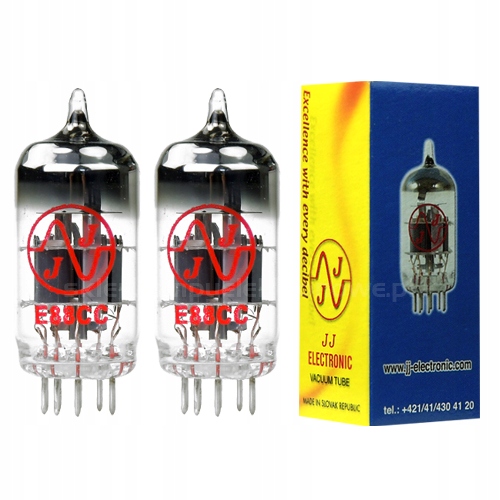 E83CC ECC83 12AX7 JJ-Electronic vybraný pár