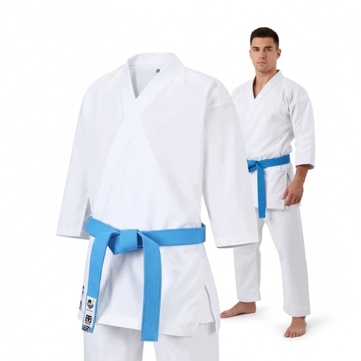 Kimono karate Mooto School Wkf Zestaw bluza spodnie 150 -160 cm