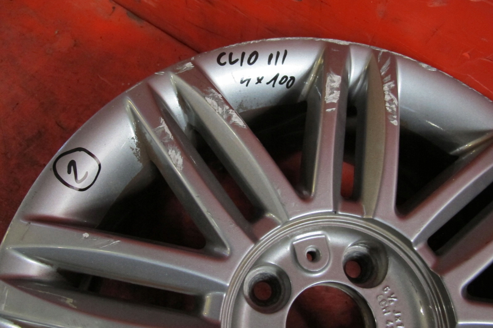 RENAULT CLIO 3 III discs aluminium 16'' 4x100 6.5J ET43 KOMPLET