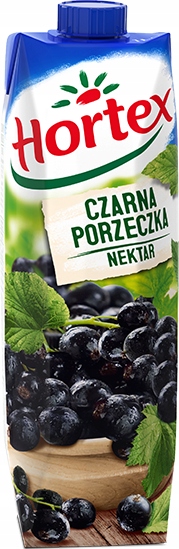 Sok czarna porzeczka Hortex karton 1l x24
