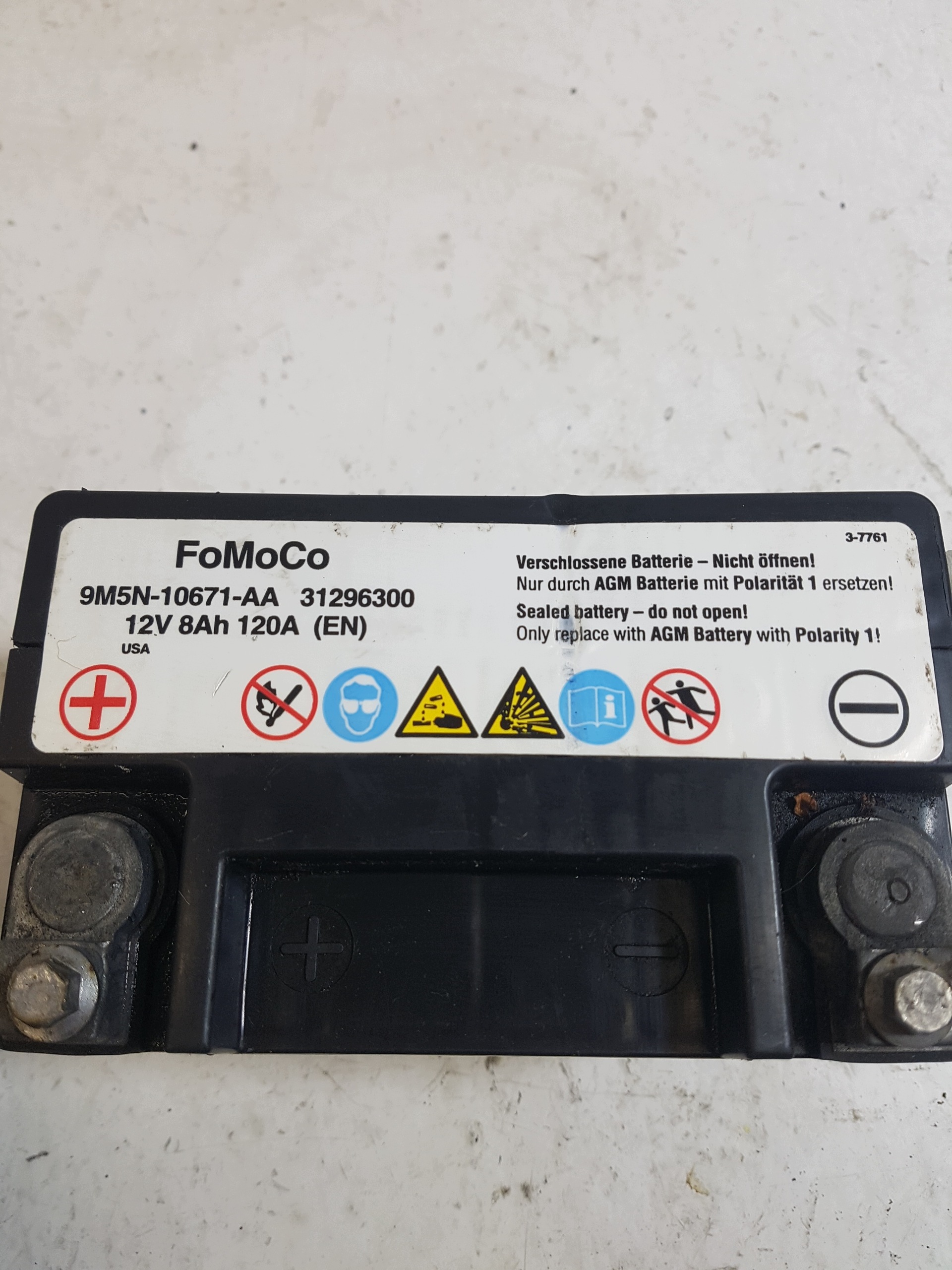 Batteria supplementare VOLVO S60 9M5N-10671-AA