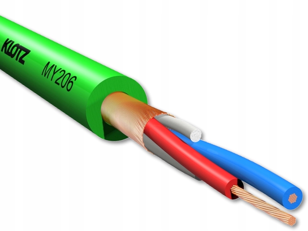 

Kabel Mikrofonowy Klotz MY206 Przewód 2x0,22 Ofc