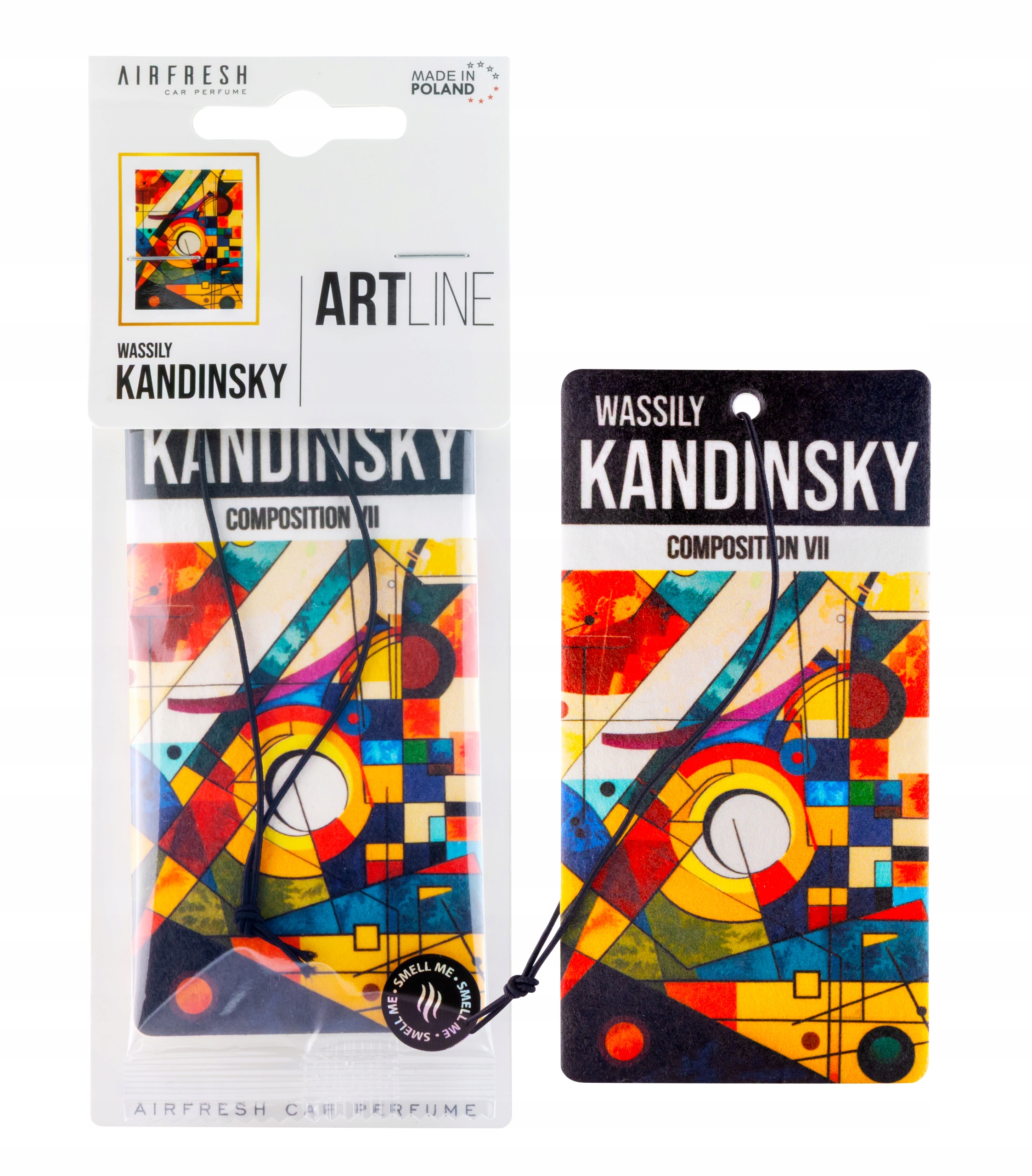 Zawieszka zapachowa Do Auta Sztuka Kandinsky Kompozycja Artline