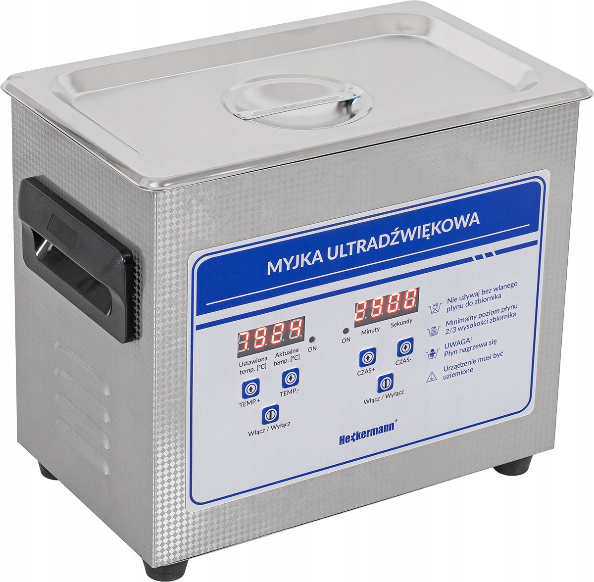 MYJKA WANNA ULTRADŹWIĘKOWA Z KOSZEM DO MYCIA CZĘŚCI 3,2L Marka Heckermann