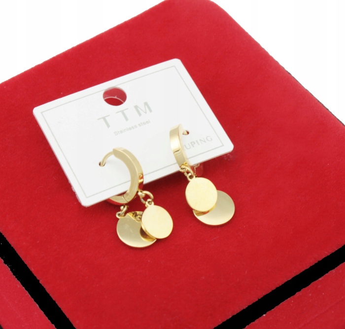 

Kolczyki Złote Blaszki Stal Chirurgiczna 316 L