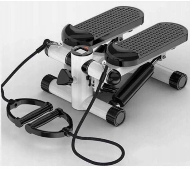 Fit Master Mini trenażer eliptyczny, stepper z taśmami treningowymi