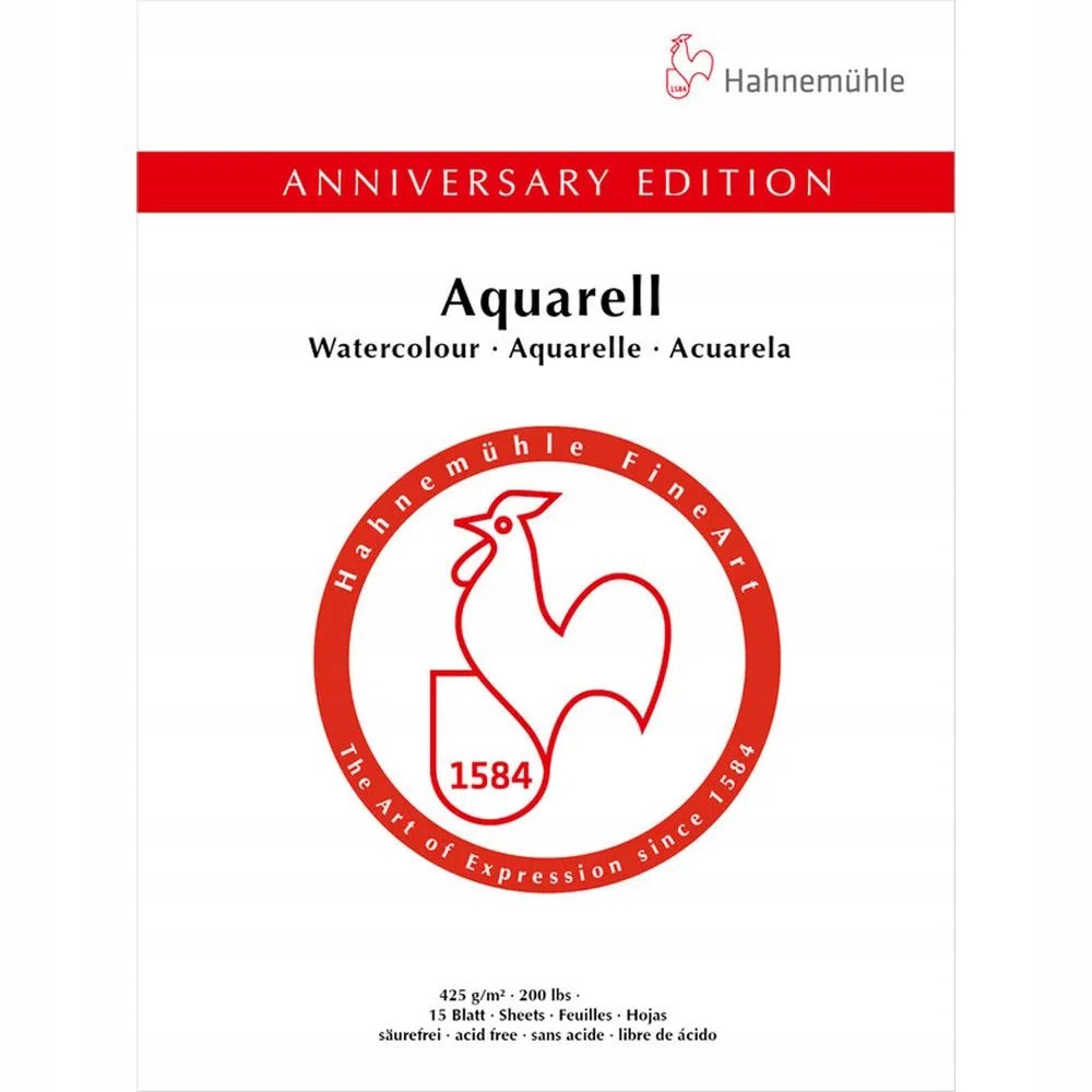 Blok Pro Akwareli Hahnemuhle 425g/m 30x40cm