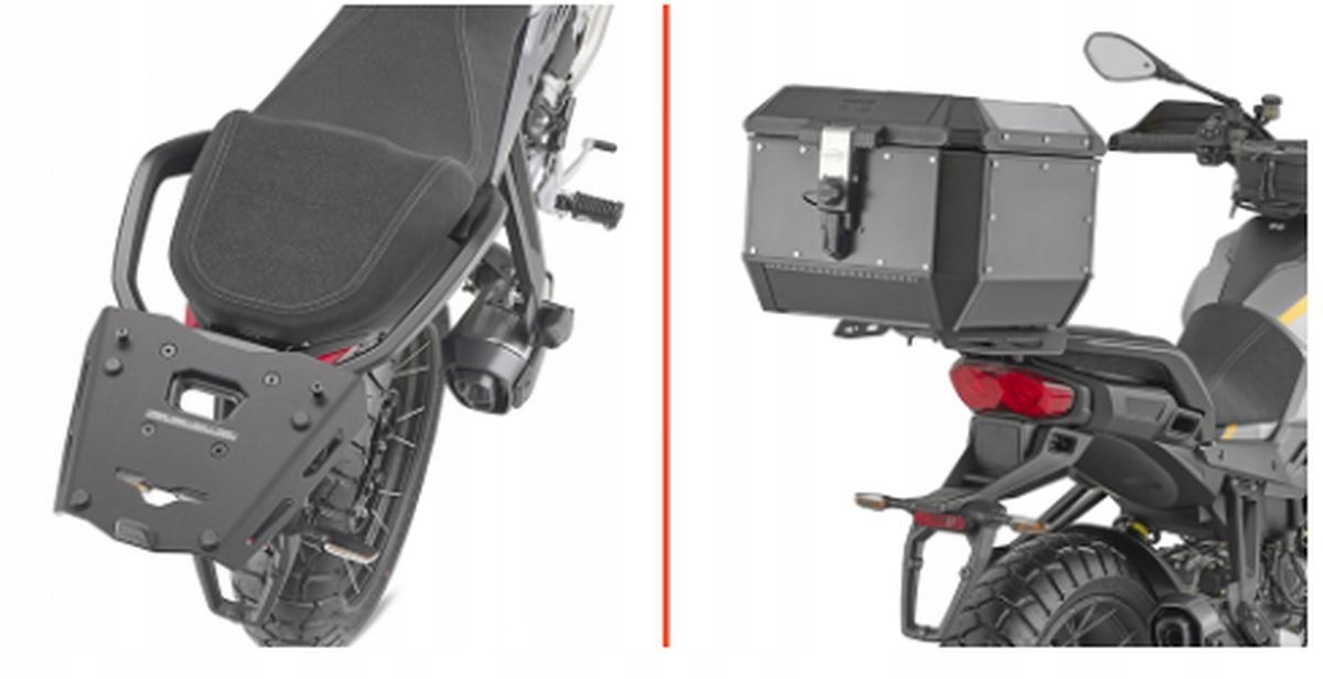 Kappa 2024/06 Rošt Centrálneho Kufra (eloxovaný Aluminium) Moto Guzzi Ste