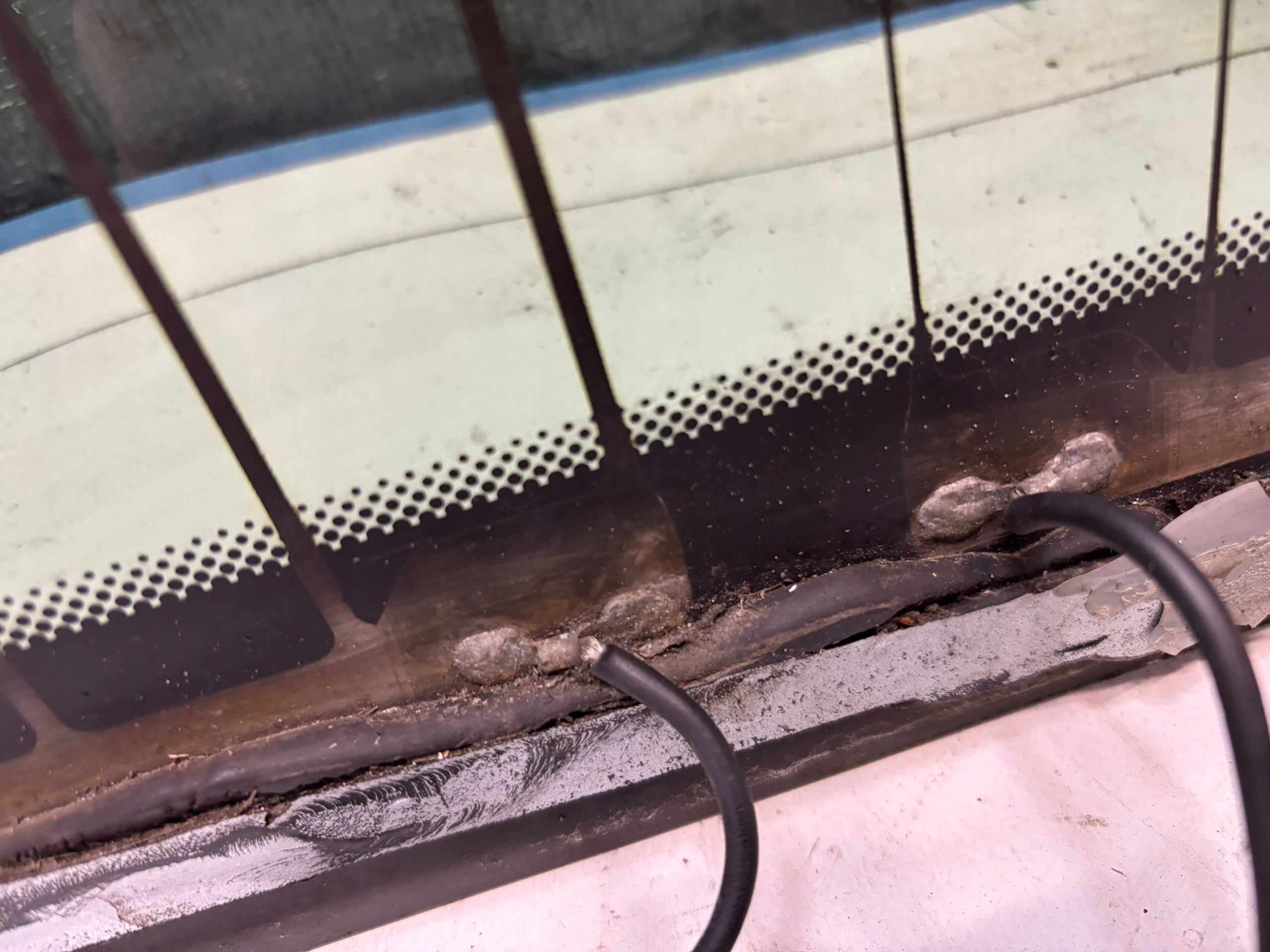 window door left rear part Opel Movano A lift