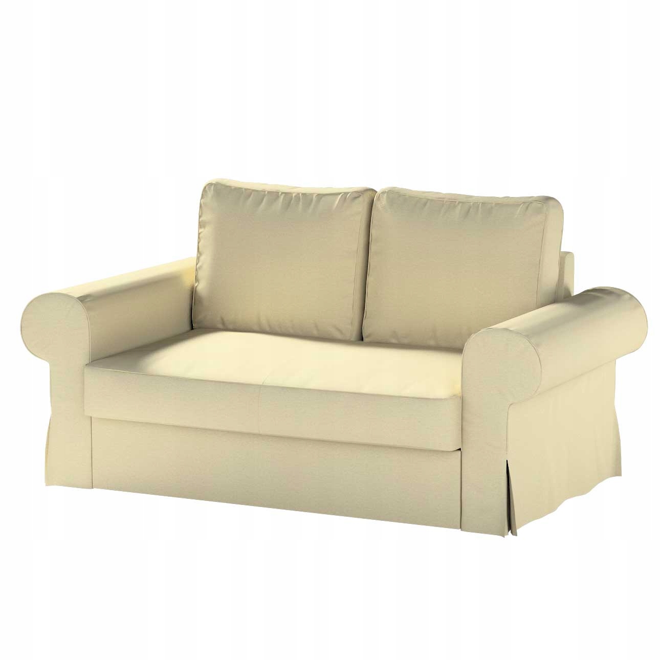 Dekoria potah na rozkládací pohovku Backabro pro 2 osoby Ikea, bílý