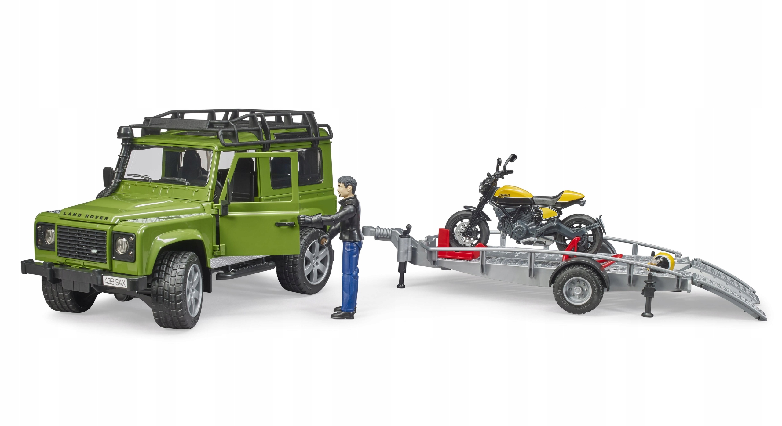 Zabawka Zestaw Cross Motocyklista Kaskader Auto Wiek dziecka 3 lata +