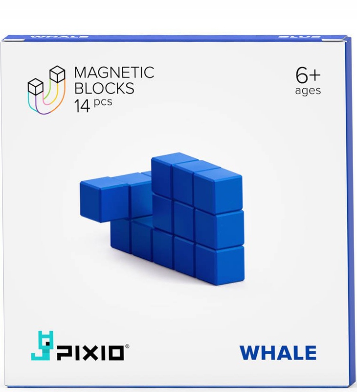 AC02 Klocki Magnetyczne Pixio Color Series animals