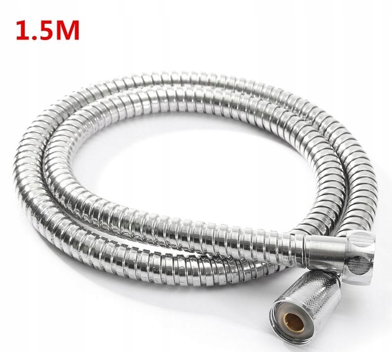 WĄŻ PRYSZNICOWY chrom standardowy 150 cm