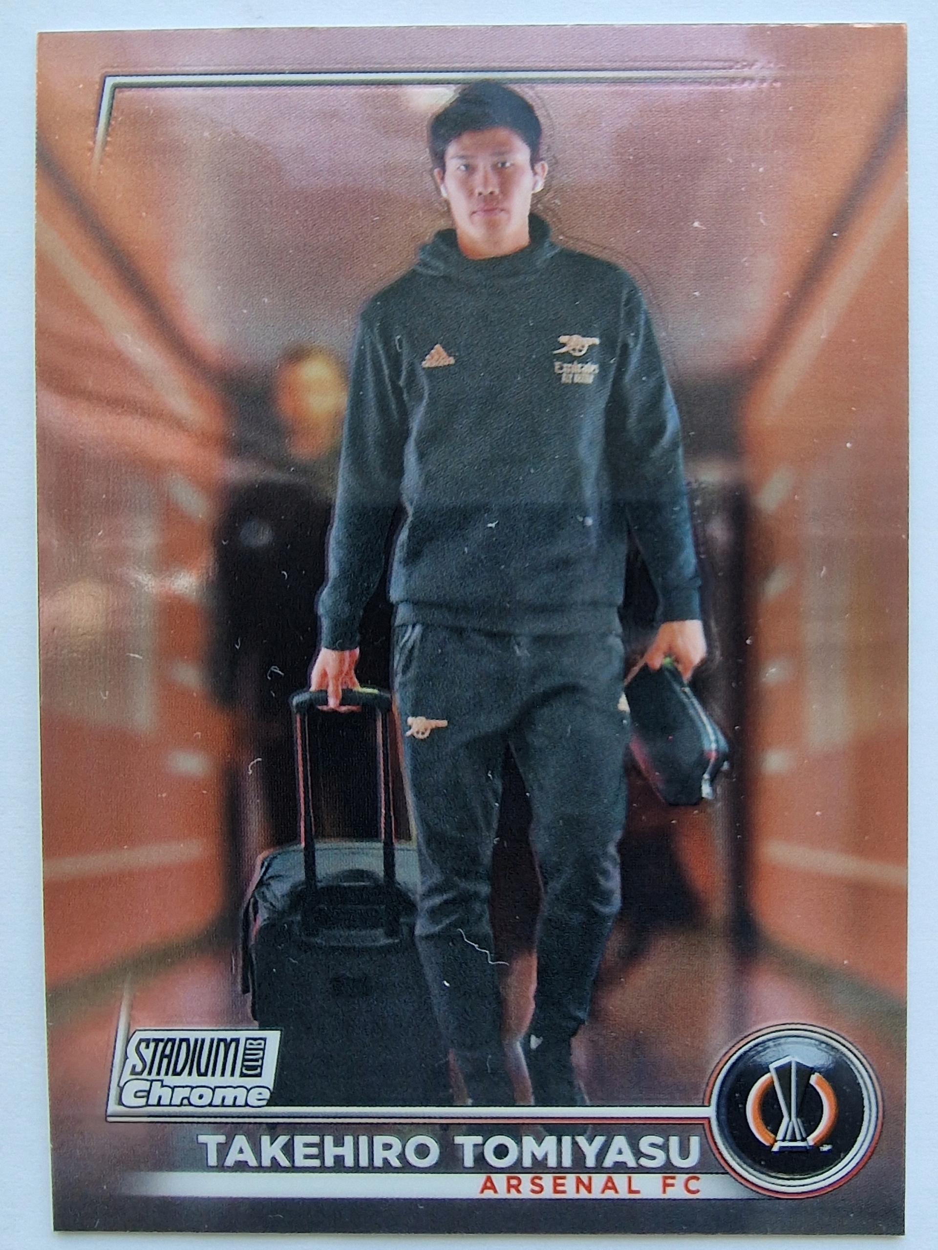 2022-23 Topps Stadium Chrome Takehiro Tomiyasu Arsenal Londyn /SP13