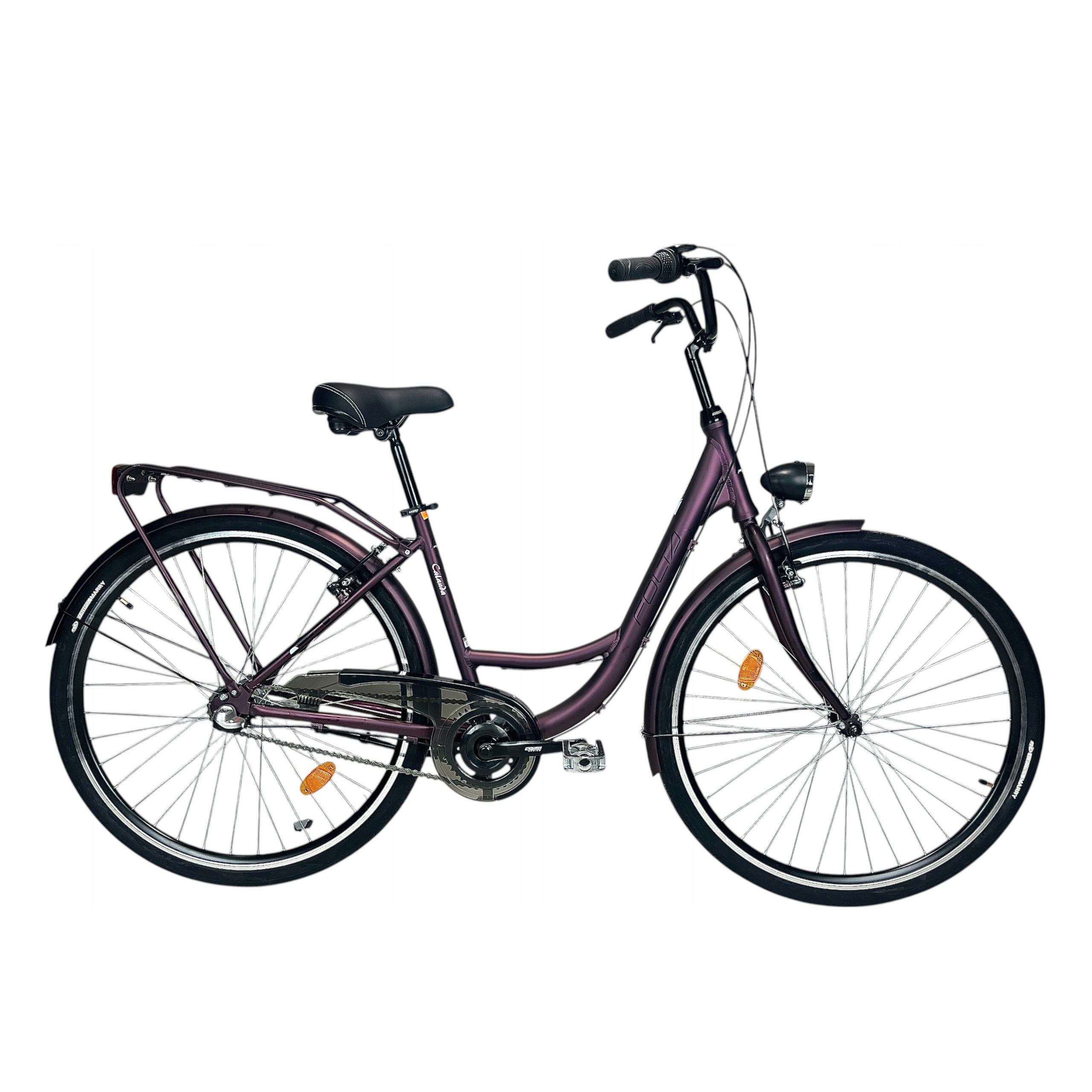 Rower Miejski Folta Calanda 28 Nexus 3 Speed Śliwka Mat