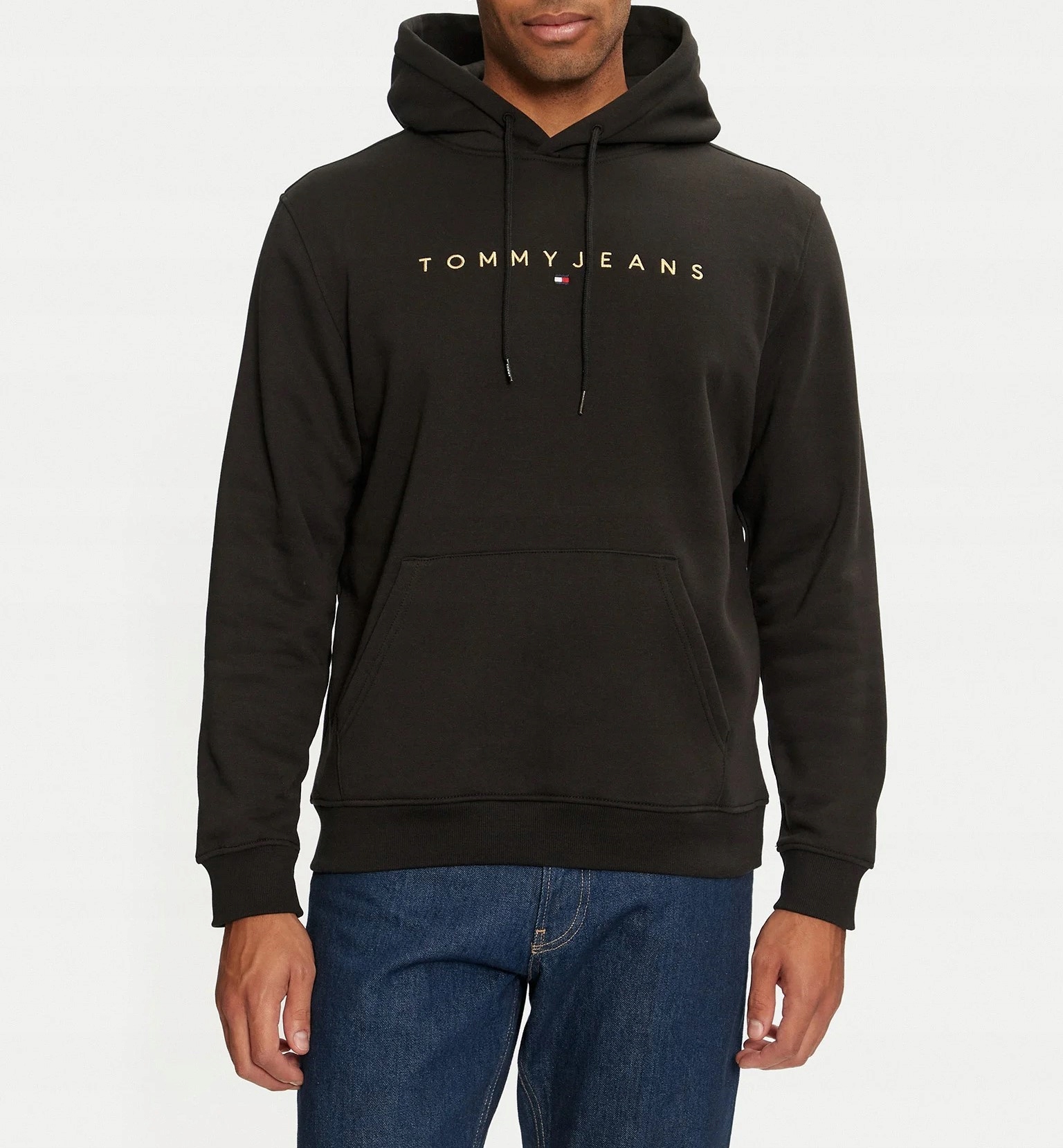 Tommy Jeans Mikina DM0DM20503 Černá Regular Fit XL