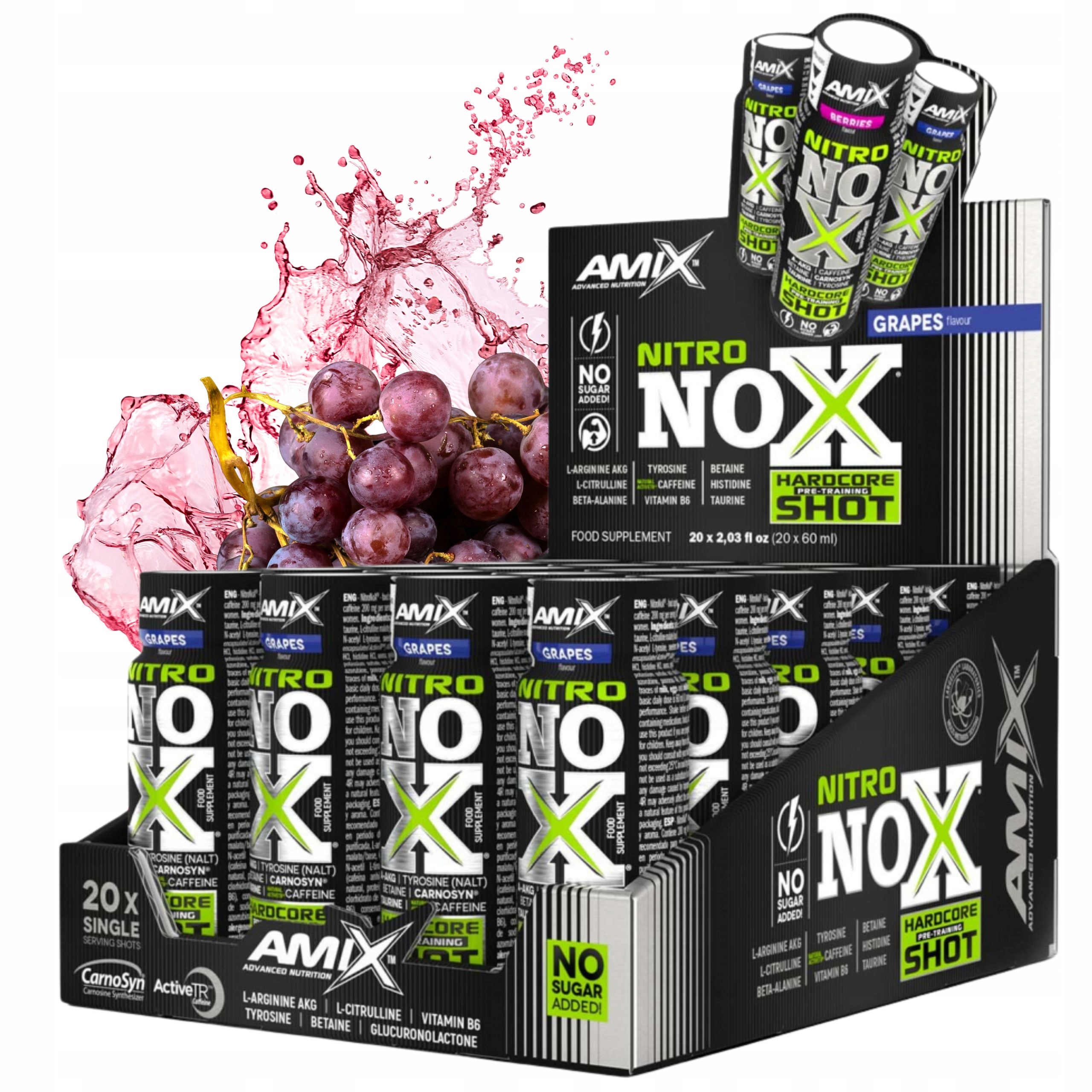 Nejsilnější Předtréninkovka Šoty Svalová pumpa Energie Koncentrace 60 Ml