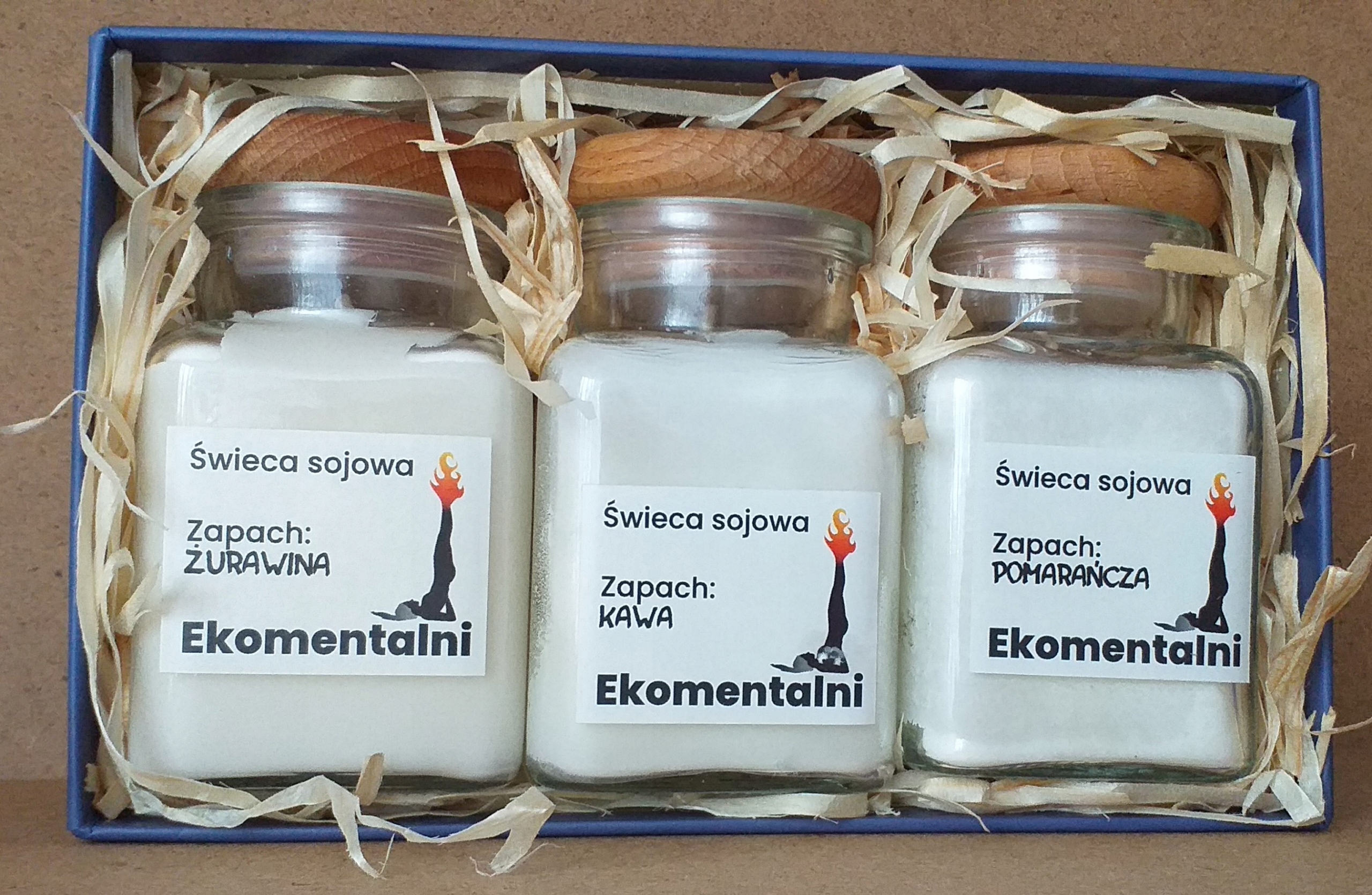 Dárková sada svíčky ze sójového vosku