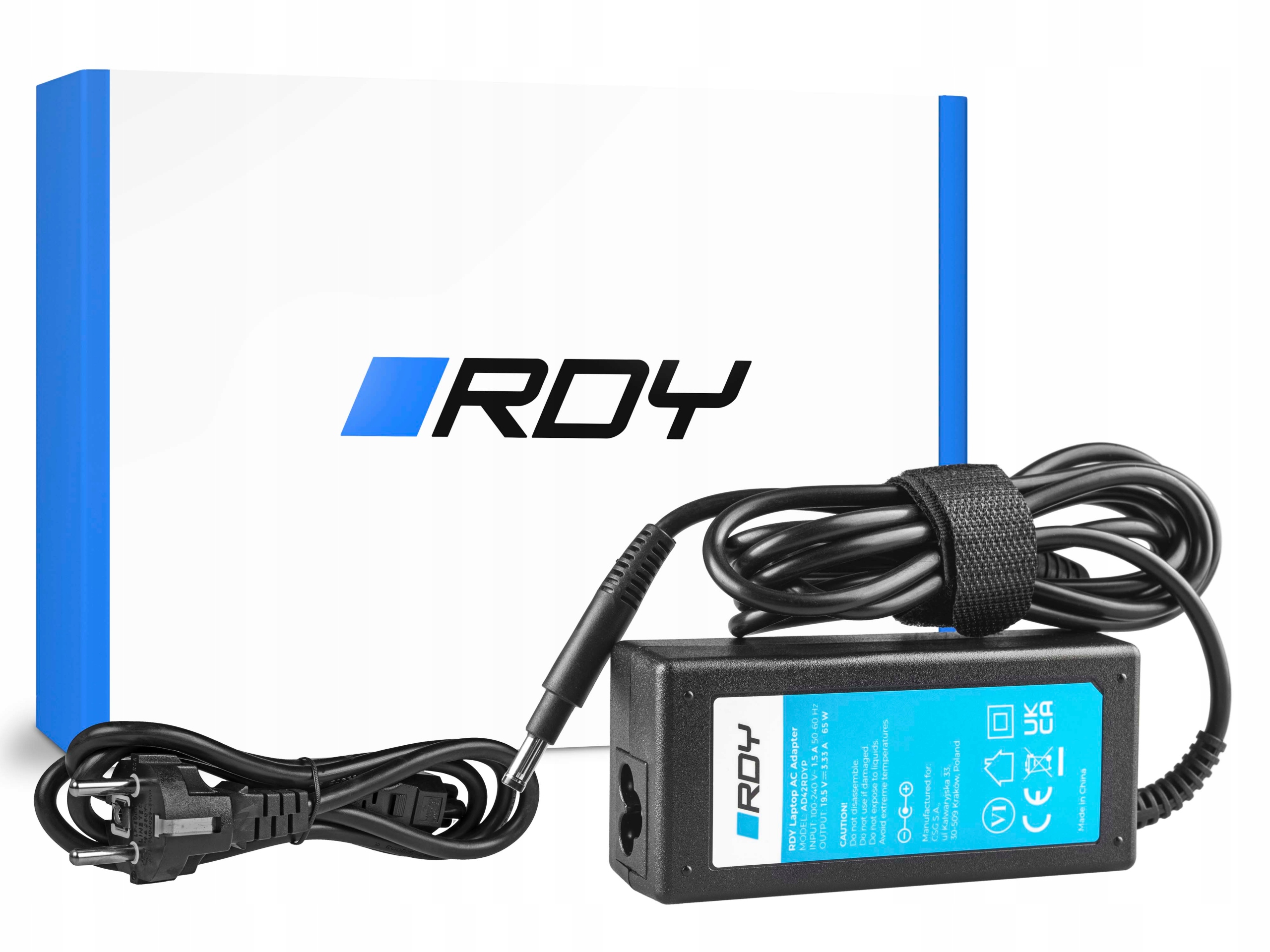 

Zasilacz Ładowarka do Hp 65W 19.5V 3.33A 4.8-1.7mm