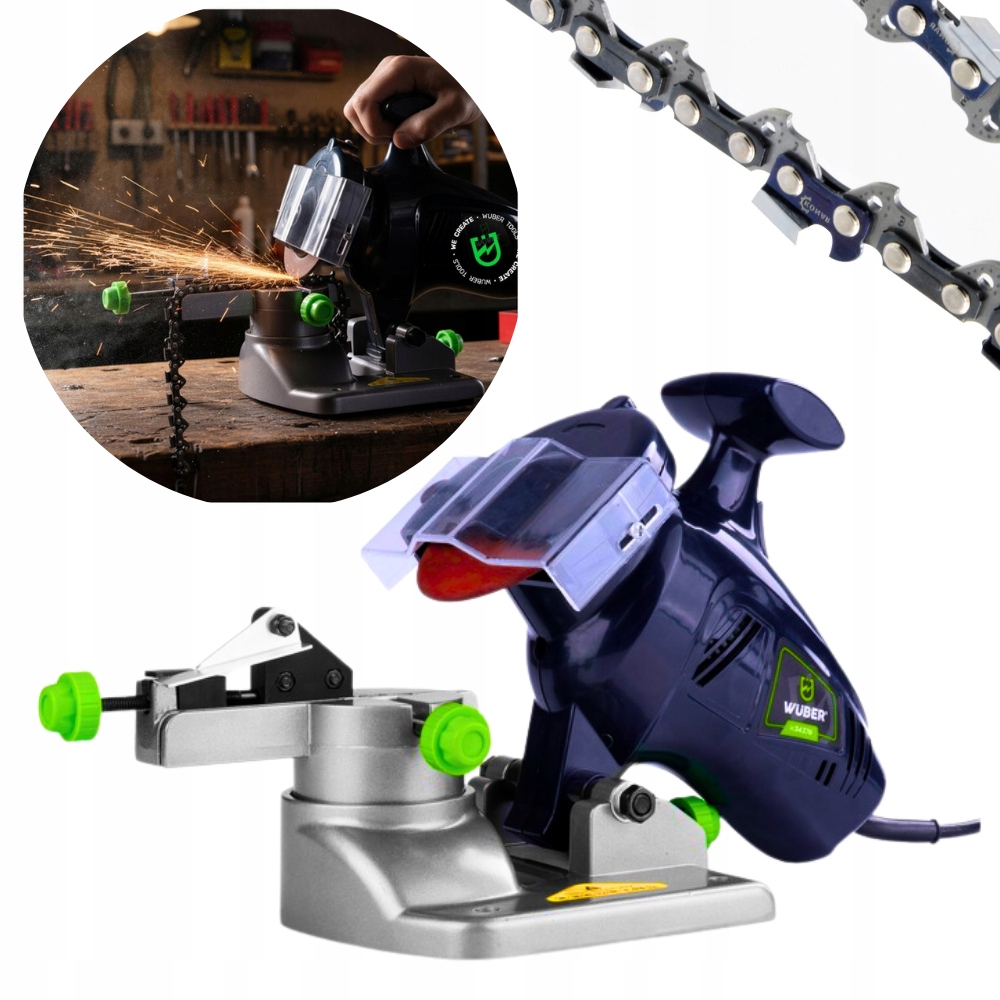 Ostřička řetězů řetězové pily Elektrická ruční Pevná