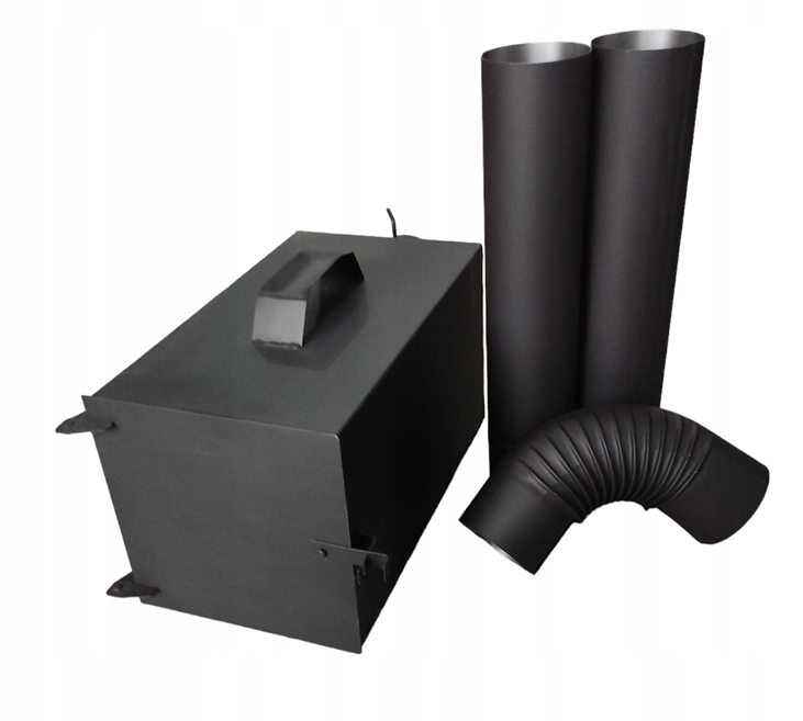 Palenisko Do Wędzarni Suszarnii Wędzarnia 45CM 2RURY Kolano Zestaw