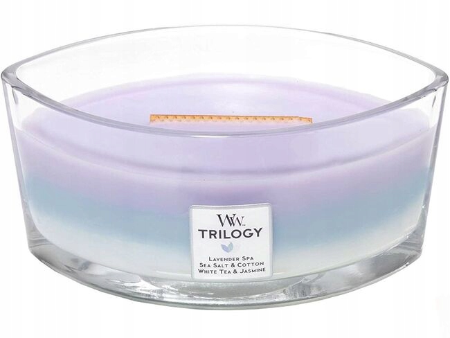 WoodWick Trilogy svíčka loď Calming Retreat 453.6