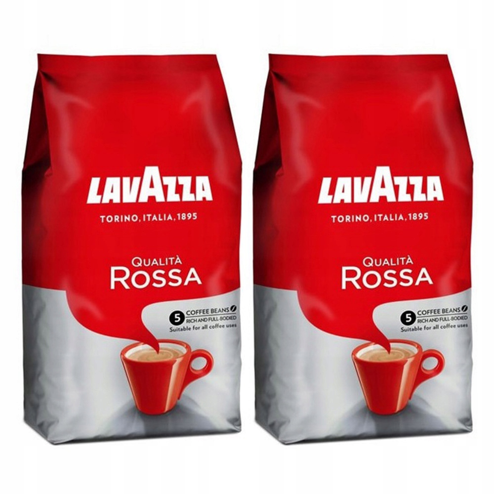 Levně Káva zrnková Lavazza Qualita Rossa káva 2 x 1 kg