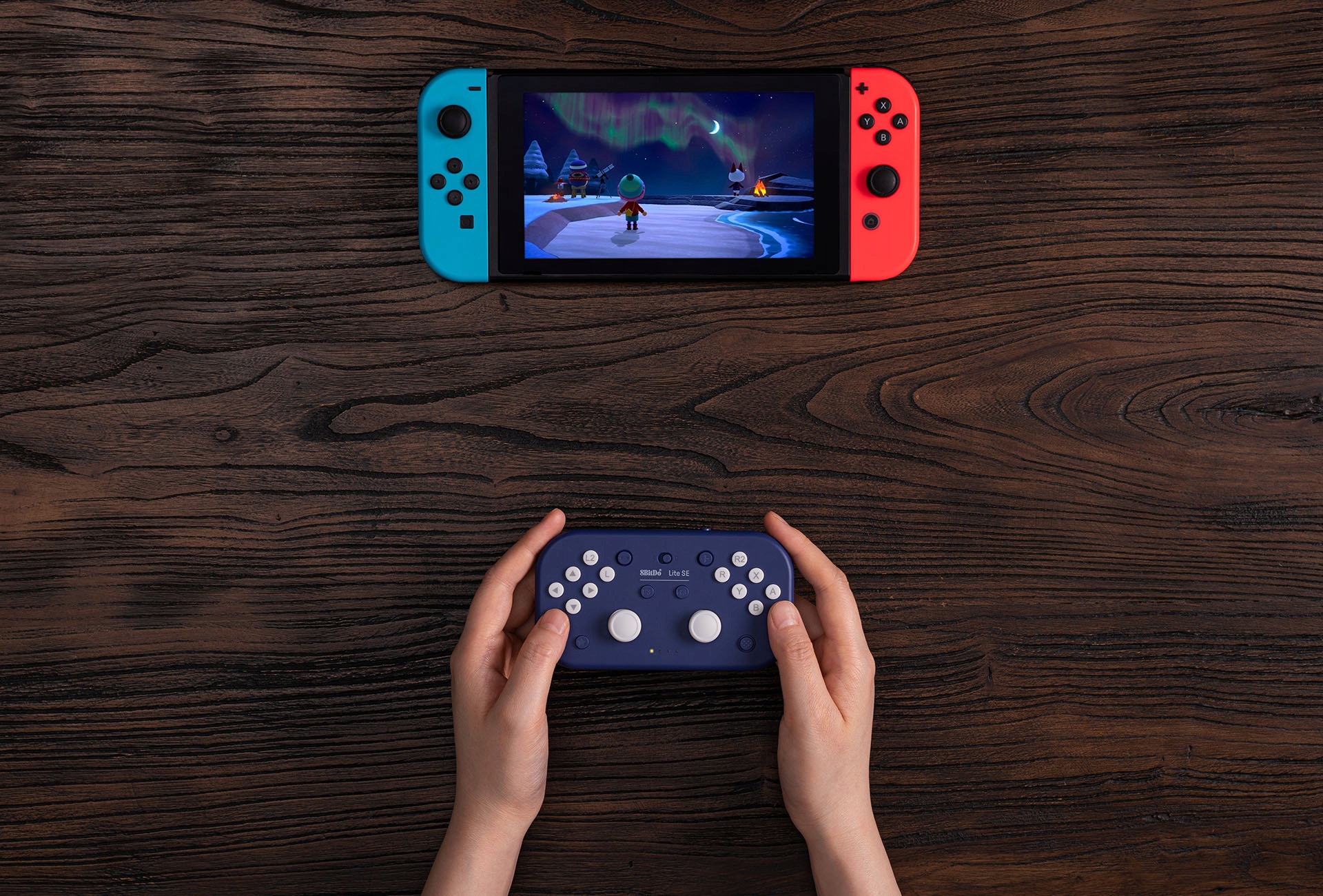8BitDo Lite SE Purple Pad Bluetooth Switch Android iOS MacOS tvOS RPi Kolor fioletowy