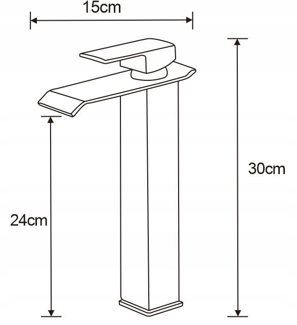 MEXEN APUS BATERIA UMYWALKOWA WYSOKA CHROM Marka Mexen