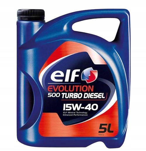 OLEJ ELF EVOLUTION 500 TURBO DIESEL 15W40 5L