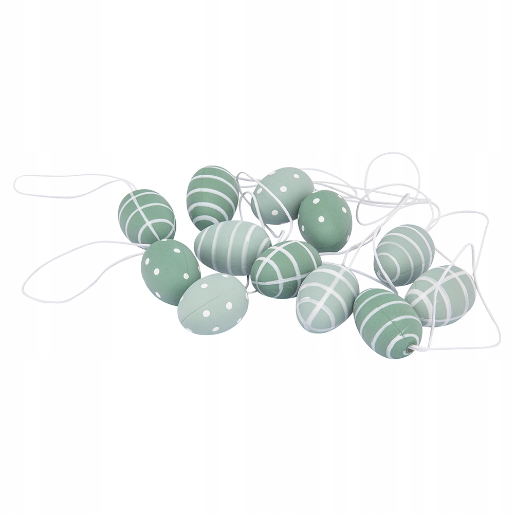 Jajka pisanki zawieszki ozdoby wielkanocne Altom Design Komplet 12 sztuk EAN (GTIN) 5904252385647