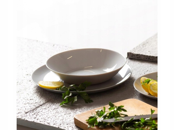 TALERZE SERWIS OBIADOWY LUMINARC DIWALI SZARY 19 EL Marka Luminarc