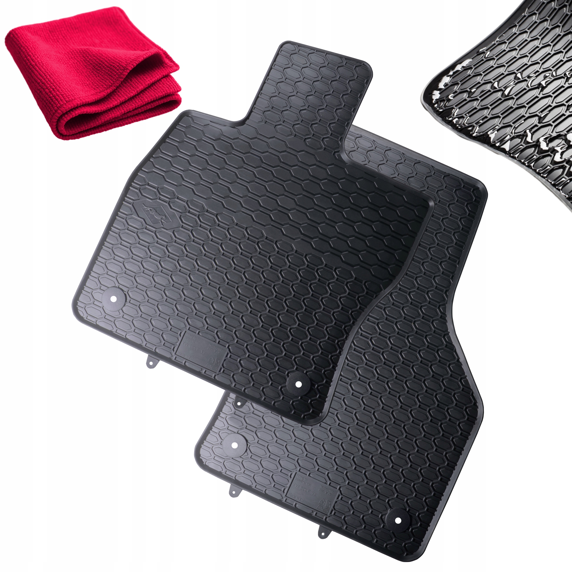 Zestaw Dywaniki Gumowe do Volkswagen Golf Sportsvan 7 VII 2013 2020 Van