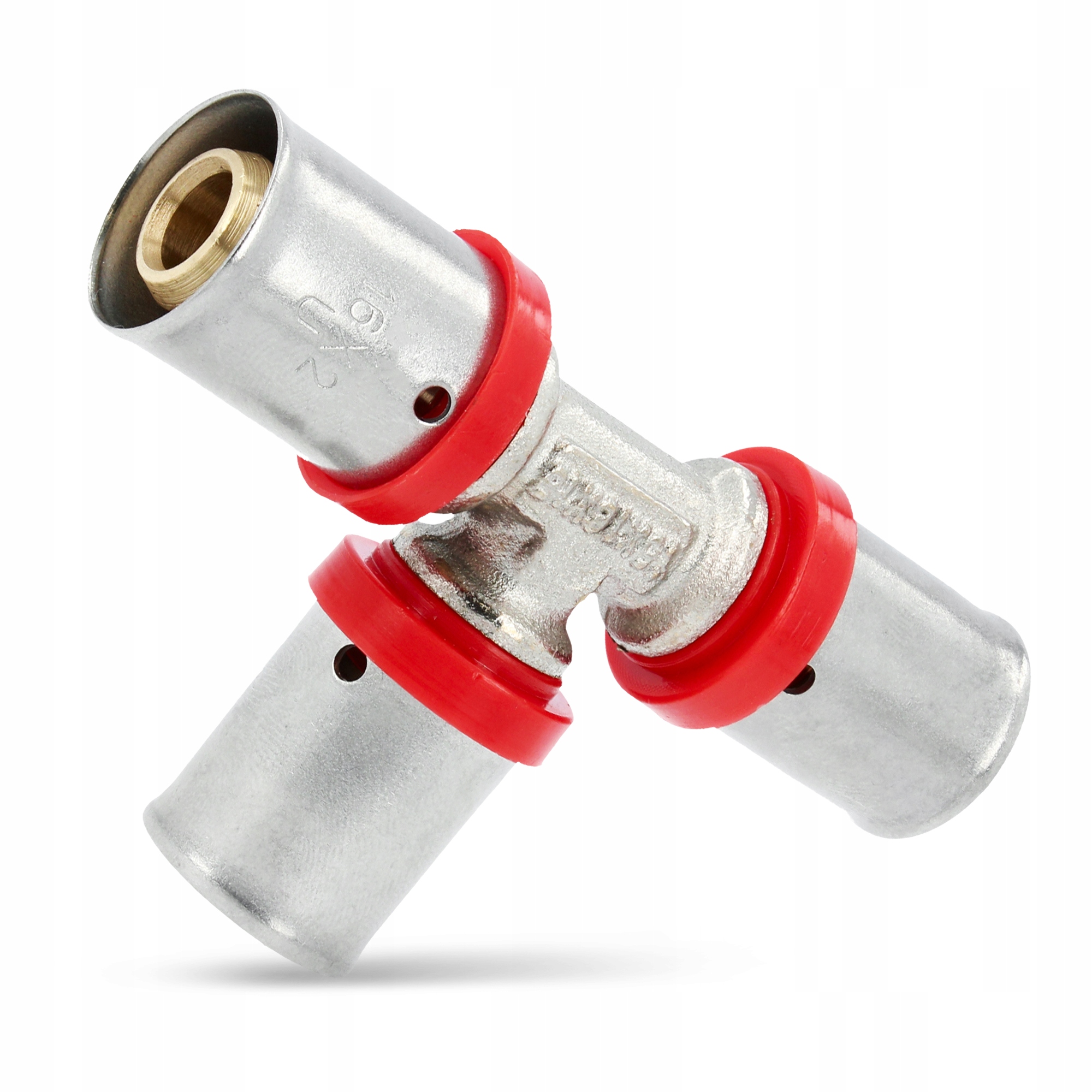 Trójnik PEX 16 mm ZAPRASOWYWANY Zaciskany Złączka Łącznik Rur Wody PRESS Stan opakowania oryginalne