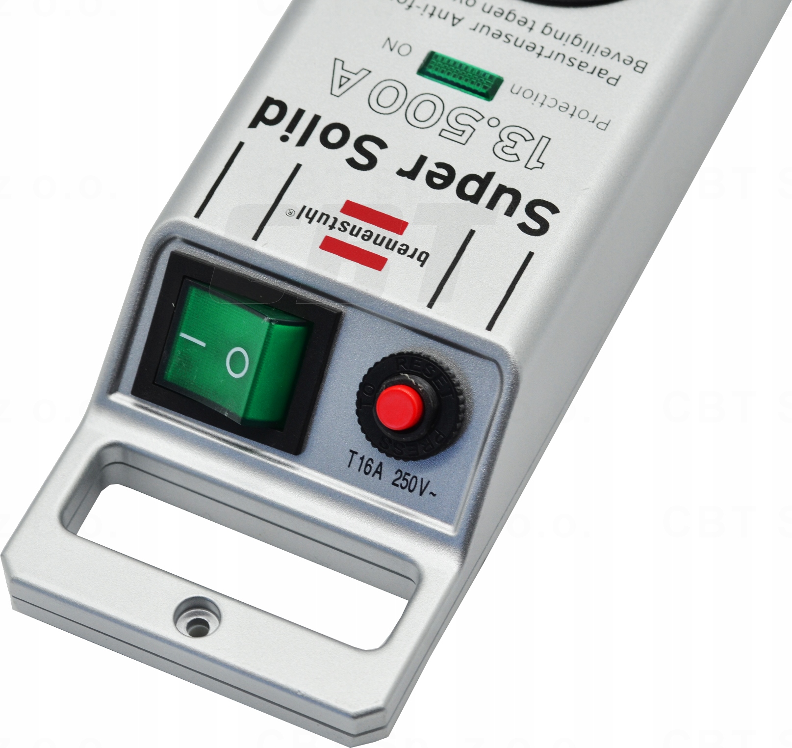 LISTWA PRZEPIĘCIOWA Super-Solid PRZEDŁUŻACZ 5 GNIAZD 13.500A KABEL 2,5m Długość przewodu 2.5 m