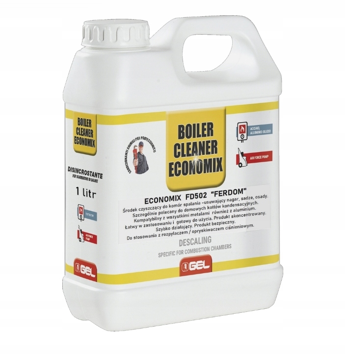 Ferdom preparat czyszczący komory spalania kotłów kondensacyjnych -economix