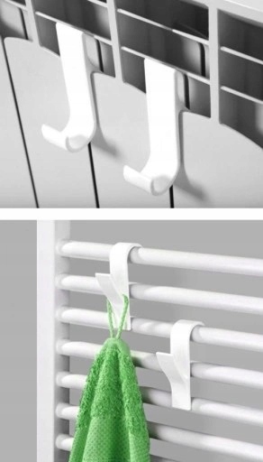 2x HACZYK /UCHWYT NA GRZEJNIK /KALORYFER /SUSZARKA