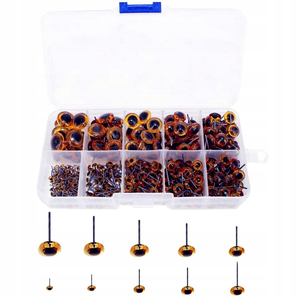 Opakowanie 100 brązowych oczu bezpieczeństwa Marka inny