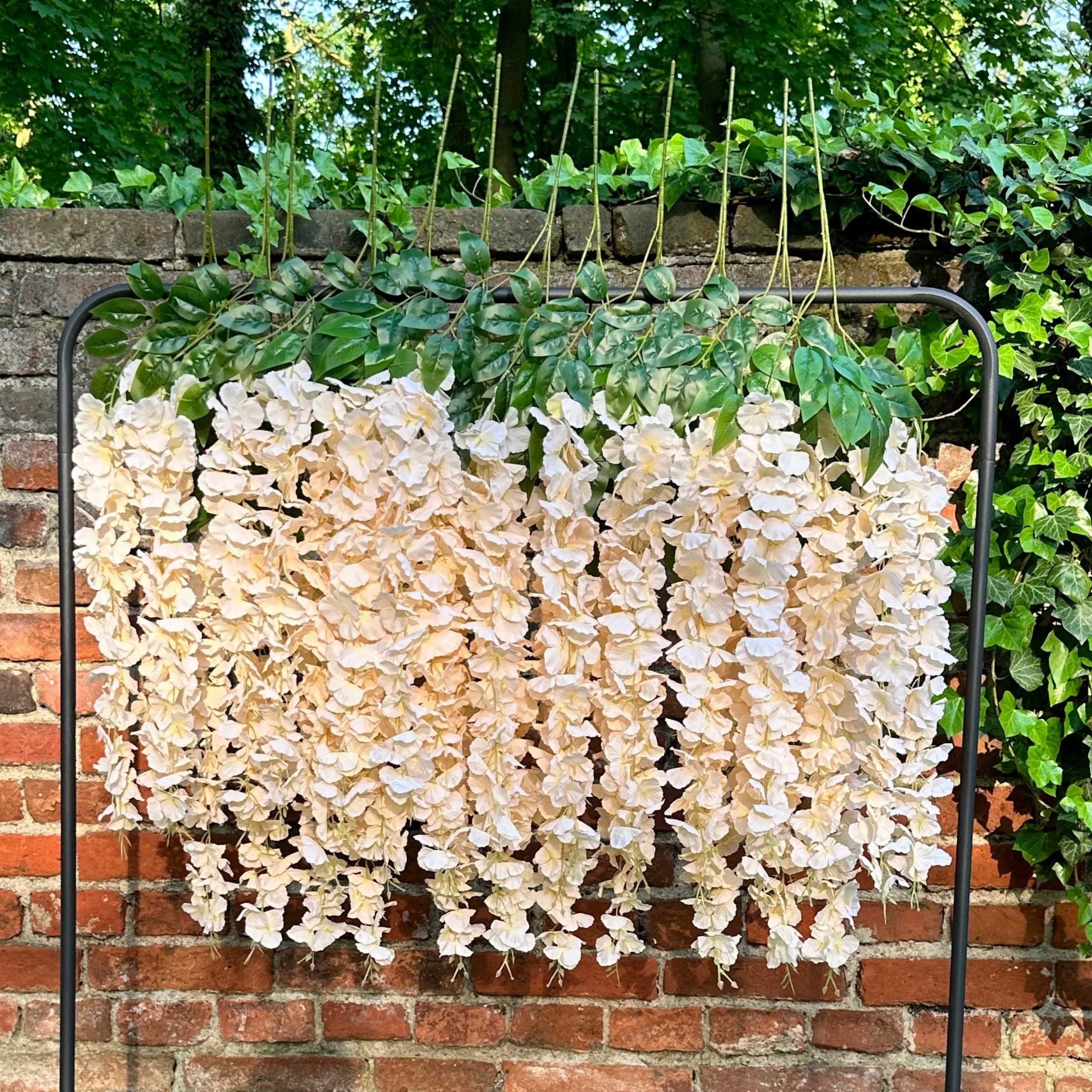 12x WISTERIA GLICYNIA PREMIUM XXL sztuczna gęsta girlanda kwiatowa ślub Stan opakowania oryginalne