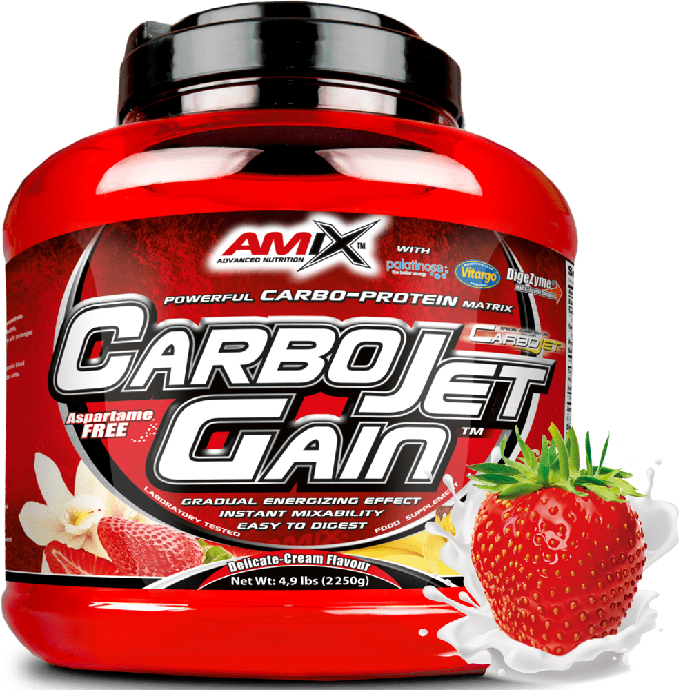 Amix Carbojet Gain Gainer 4000g Jahoda