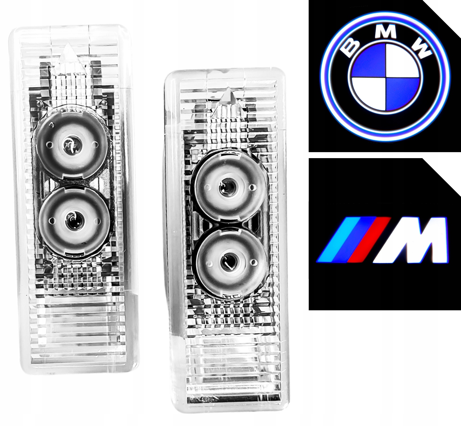 4x Led projektor Hd+ Premium Logo Bmw M power Projekcia Hologram