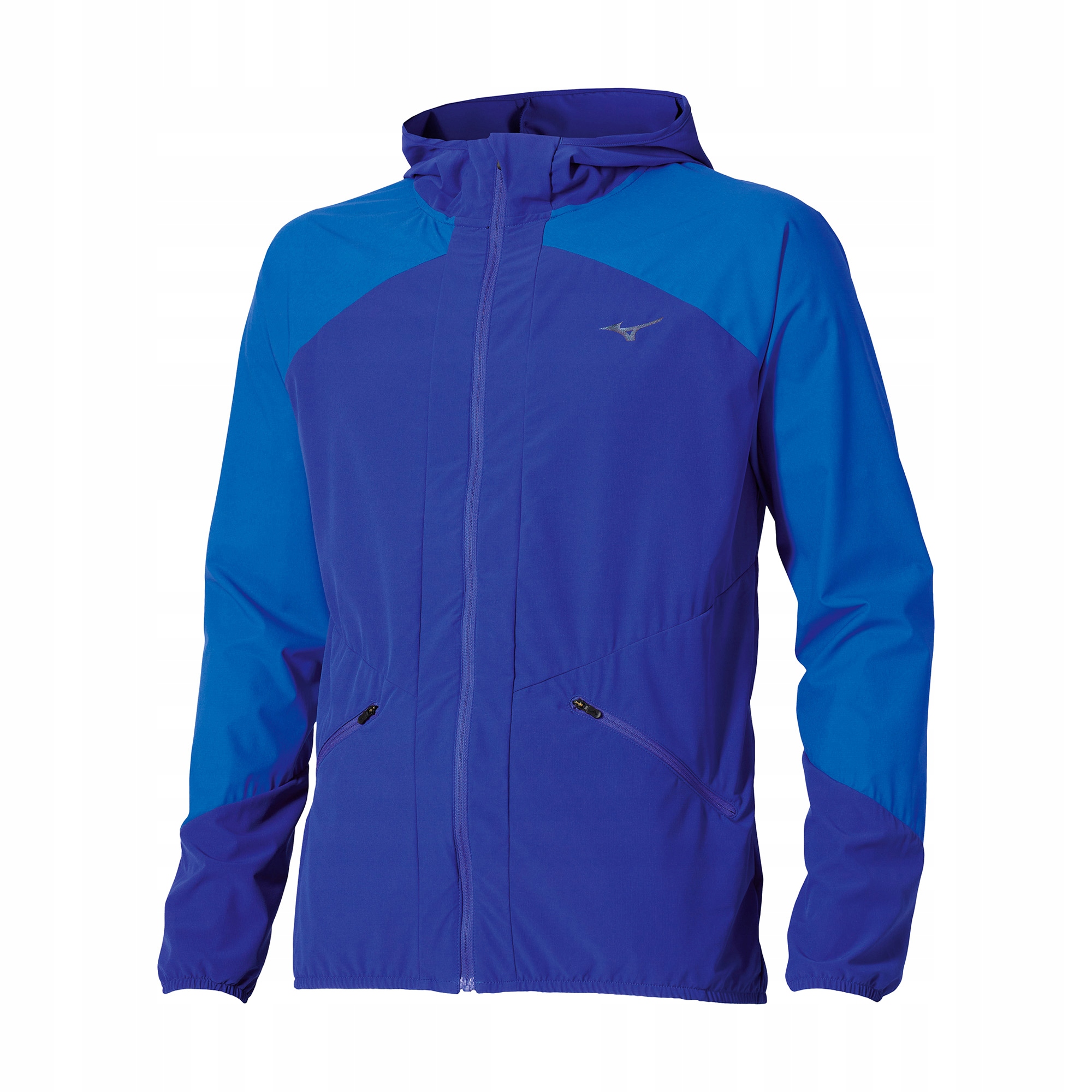 Kurtka do biegania męska Mizuno Active Alpha Hodded sodalite blue