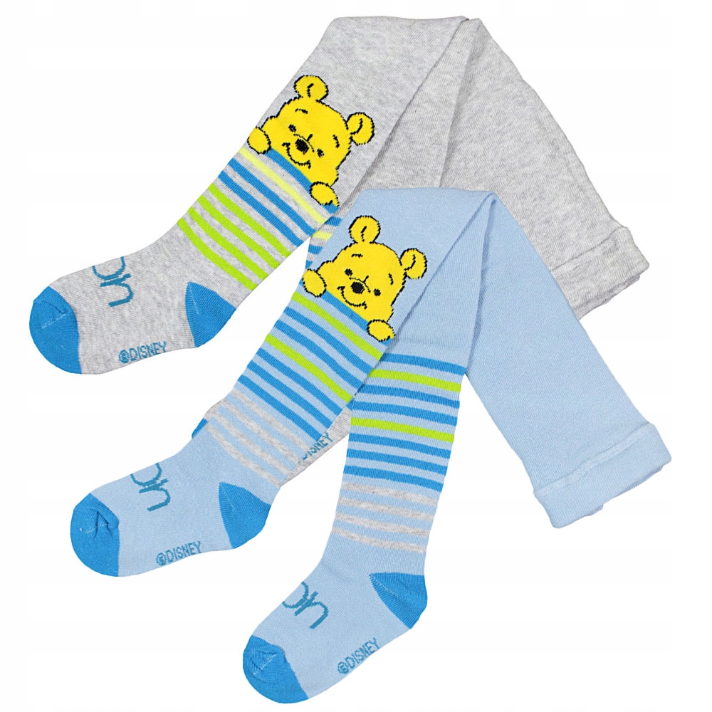 

R:68/74 Rajstopy Niemowlęce Kubuś Puchatek 2-PAK