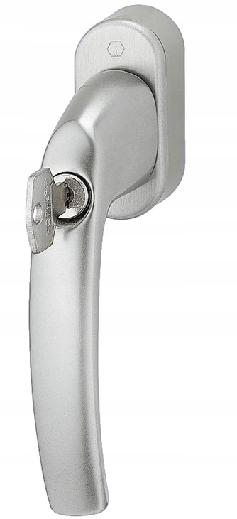 Okenní klika Atlanta-Secustik s aretací 45°, Vk 7 x 32-42 mm Hoppe